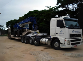 Prancha Rebaixada 03 eixos - Transporte Pesado