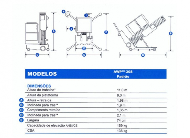 A Cunzolo oferece a Plataforma Individual Genie AWP 30S, um equipamento compacto, leve e altamente eficiente para trabalhos em altura com total segurança.