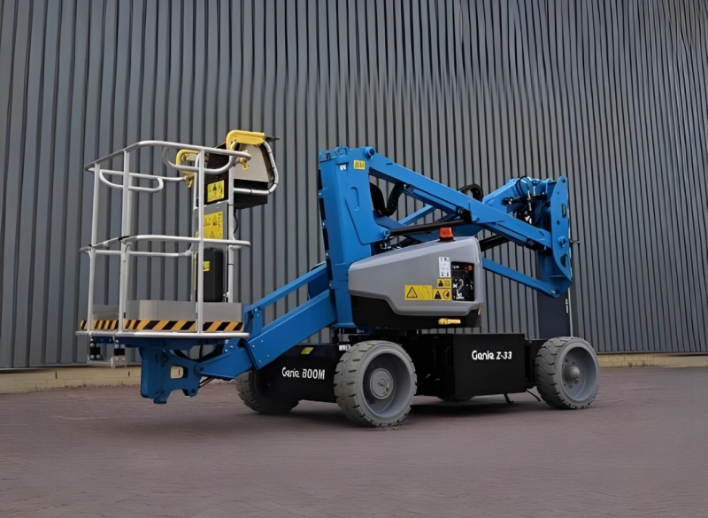 A Cunzolo oferece a Plataforma Elevatória Articulada Genie Z33, indicada para trabalhos em locais com pisos sensíveis, como aeroporto, shopping, cinema e outros, e também para ambientes com obstáculos.