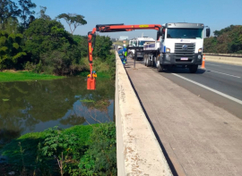 Guindaste Articulado para Inspe��o de Pontes - Palfinger PA 19000