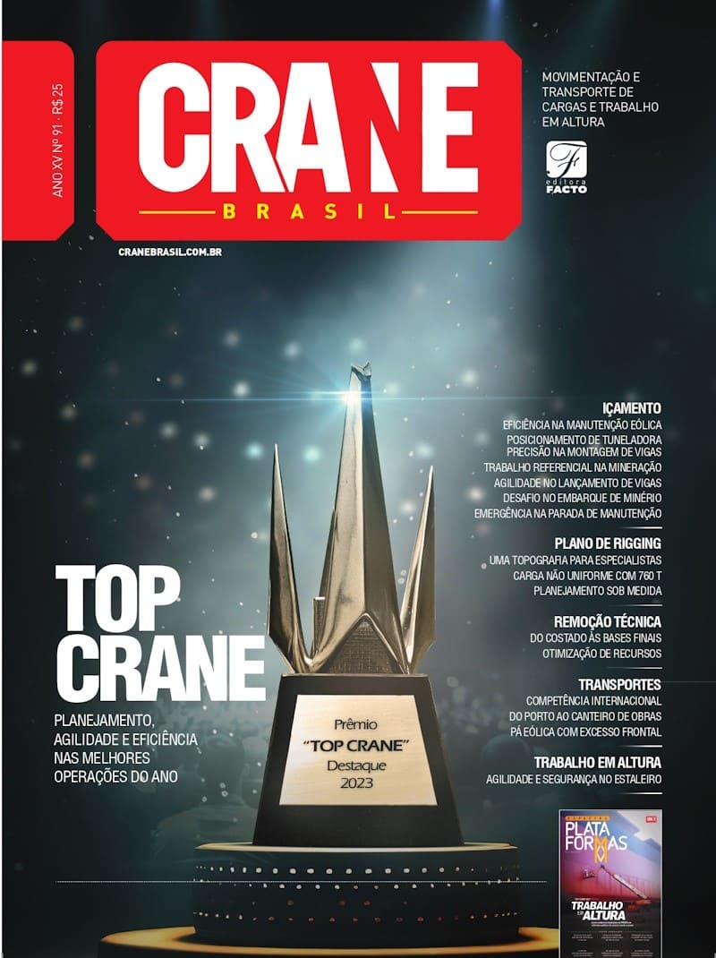 Edição 91 da revista Top Crane Brasil 2023