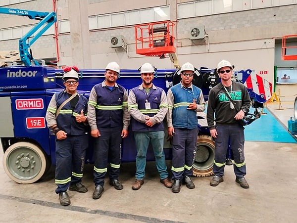 Equipe Cunzolo em treinamento Equipe Cunzolo em treinamento