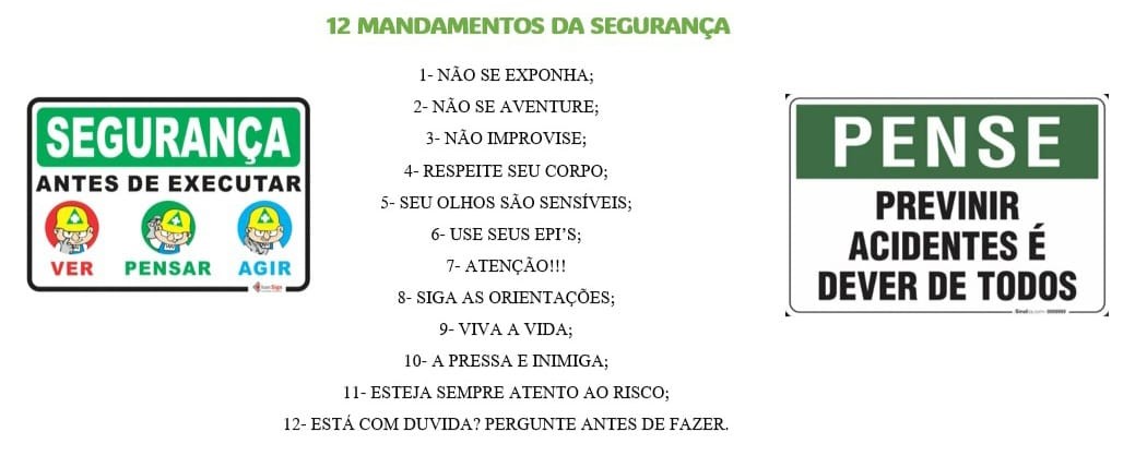 12 Mandamentos da Segurança 12 Mandamentos da Segurança