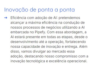Inovação ponta a ponta Pipefy Cunzolo Inovação ponta a ponta Pipefy Cunzolo