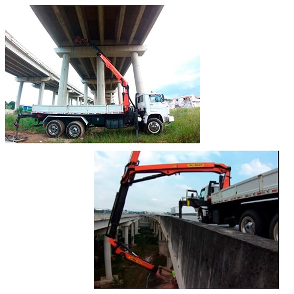 Alugar guindaste Palfinger PK 19000 com a Cunzolo Alugar guindaste Palfinger PK 19000 com a Cunzolo