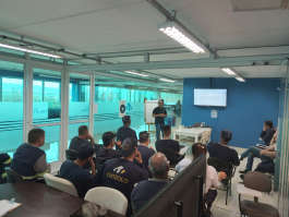 Equipes do operacional e manuten��o recebem treinamento de seguran�a