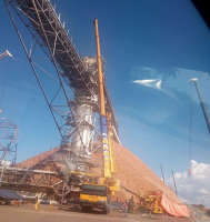Cunzolo Tr�s Lagoas realiza opera��o com Guindaste Liebherr LTM em ind�strias de papel
