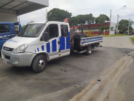 Nova identidade visual do caminh�o de remo��o