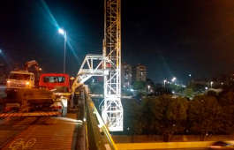 Manuten��o de pontes: Barin em a��o em S�o Paulo