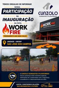 Cunzolo Reforça seu Compromisso com a Segurança em Inauguração da Work Fire em São José dos Campos